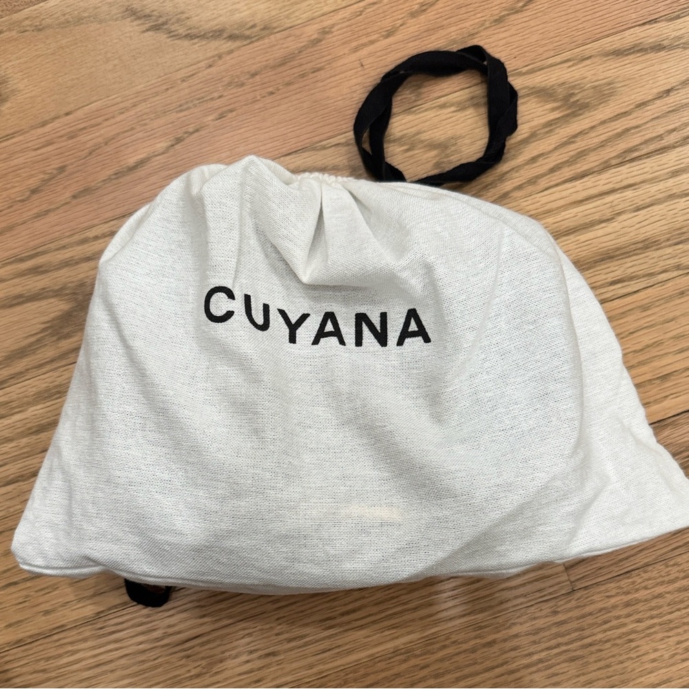 Cuyana Black Leather Mini Crossbody Bag - Picture 2 of 7